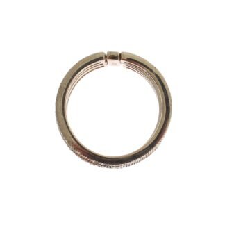 Black CZ 925 Sterling Silver Womens Ring
