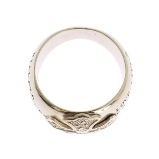 Silver Cross Womens 925 Sterling Ring