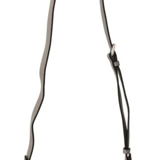 Light Grey Leather Crossbody Bag