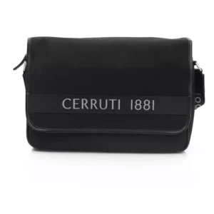 Black Nylon Women Crossbody Bag