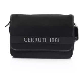 Black Nylon Women Crossbody Bag