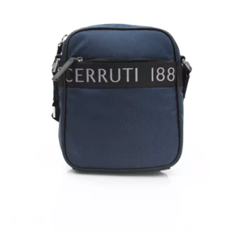 Blue Nylon Women Crossbody Bag