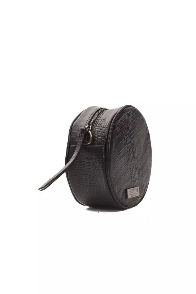 Black Leather Women Crossbody Bag - Image 2
