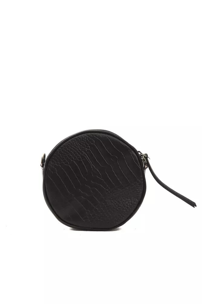 Black Leather Women Crossbody Bag - Image 3