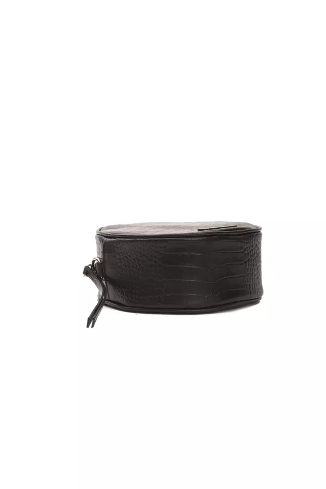 Black Leather Women Crossbody Bag - Image 4
