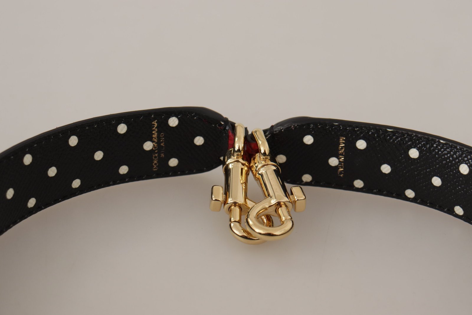 Red Exotic Leather Crystals Bag Shoulder Strap - Image 3