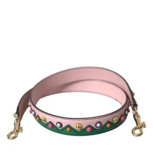 Pink Leather Handbag Accessory Shoulder Strap
