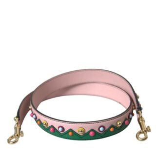 Pink Leather Handbag Accessory Shoulder Strap