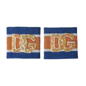 Multicolor Logo Sequin Viscose Wristband