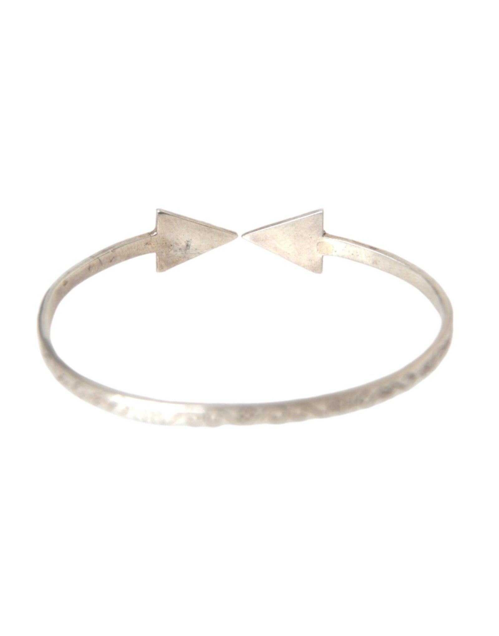 Arrow Crystal 925 Silver Bangle Bracelet Women - Image 3