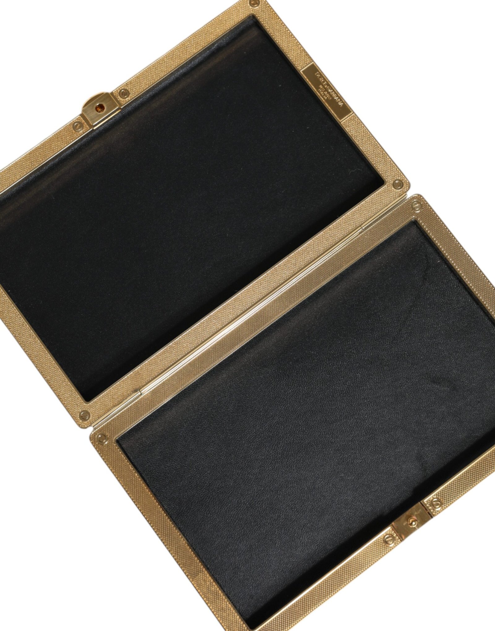 Gold Crystal Bifold Clutch Evening Party Women Purse Bag - Image 6