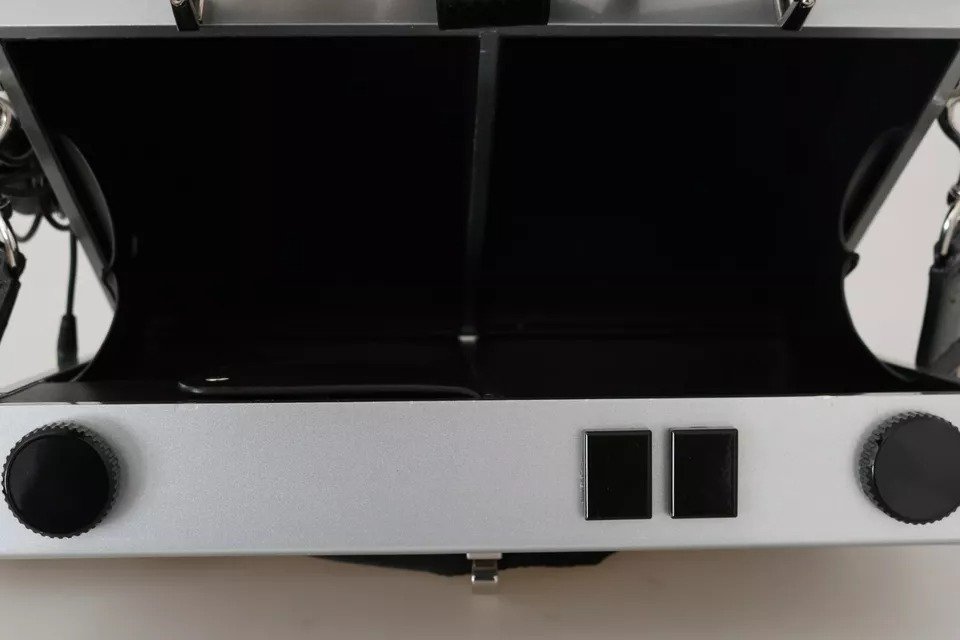 Silver Retro Radio Boombox Limited Edition Handmade Wood Bag - Image 6