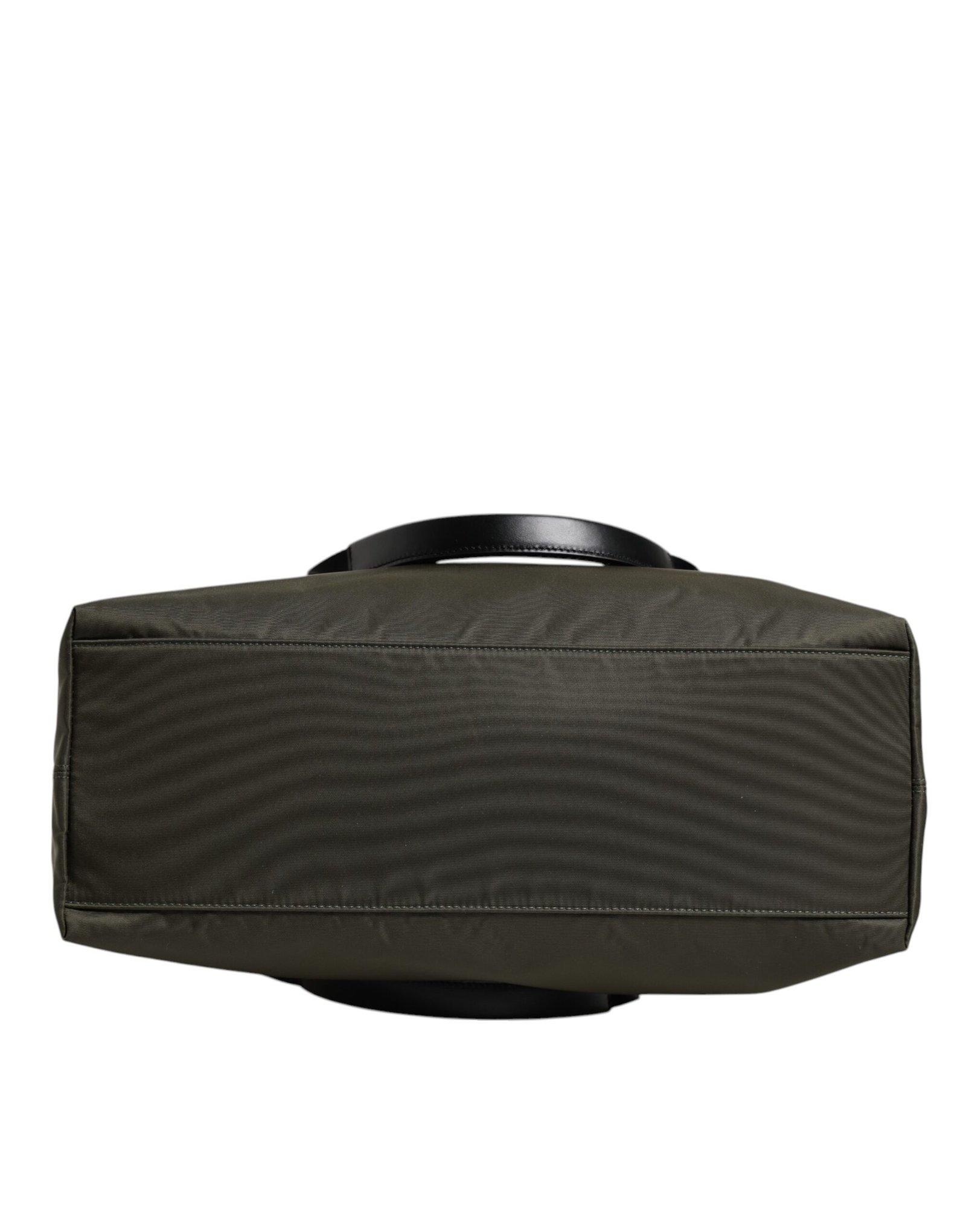 Military Green Nylon Shoulder Strap Tote Bag - Image 6