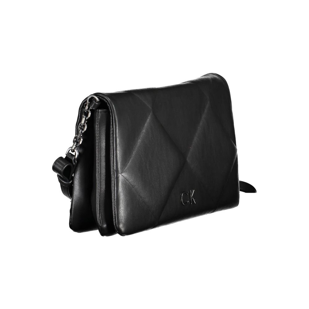 Black Polyester Women Shoulder Bag - Image 2