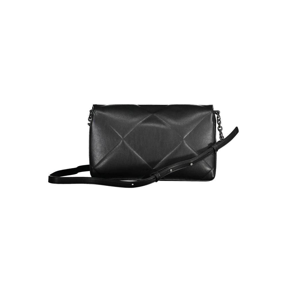 Black Polyester Women Shoulder Bag - Image 3
