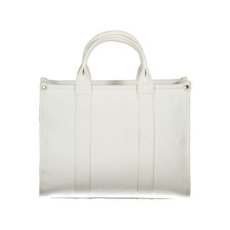 White Polyurethane Women's Bag