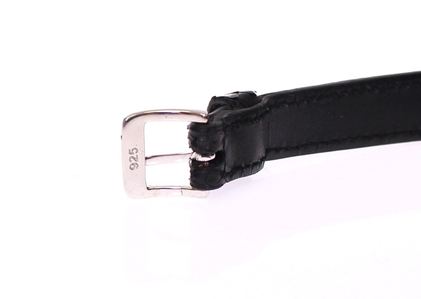 Snakeskin CZ LOVE 925 Silver Bracelet - Image 4