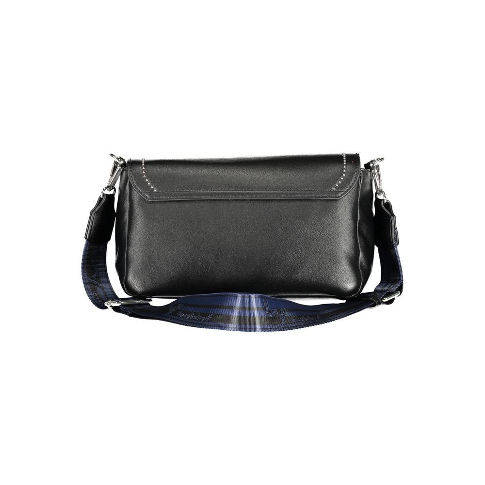 Black Polyethylene Women Handbag - Image 2