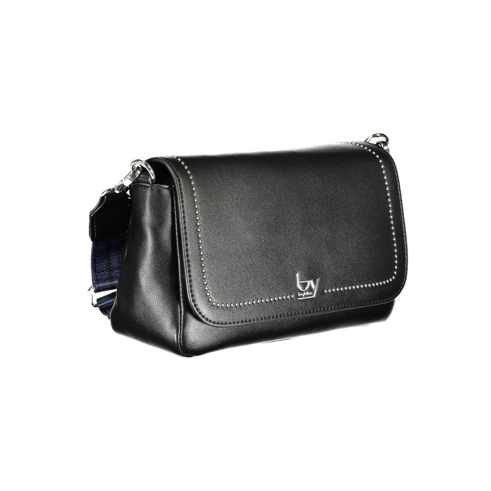 Black Polyethylene Women Handbag - Image 3