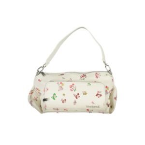 White Polyurethane Women Handbag