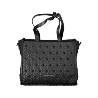 Black Polyurethane Womens Bag