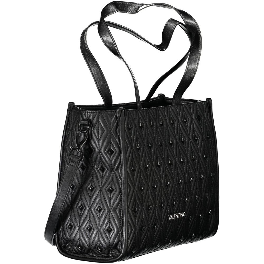 Black Polyurethane Womens Bag - Image 3