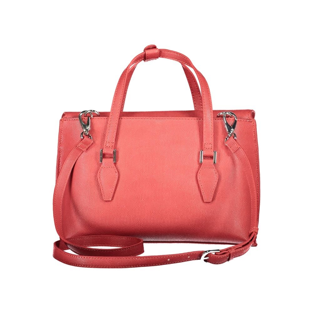 Rosso Poliuretano Donna Bag With Handles and Shoulder Strap - Image 2