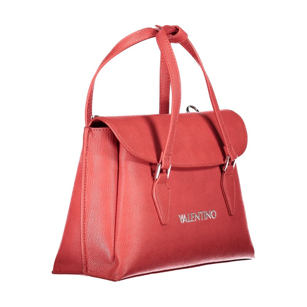 Rosso Poliuretano Donna Bag With Handles and Shoulder Strap - Image 3