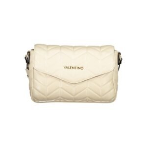 Beige Polyurethane Women's Bag