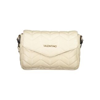 Beige Polyurethane Women's Bag