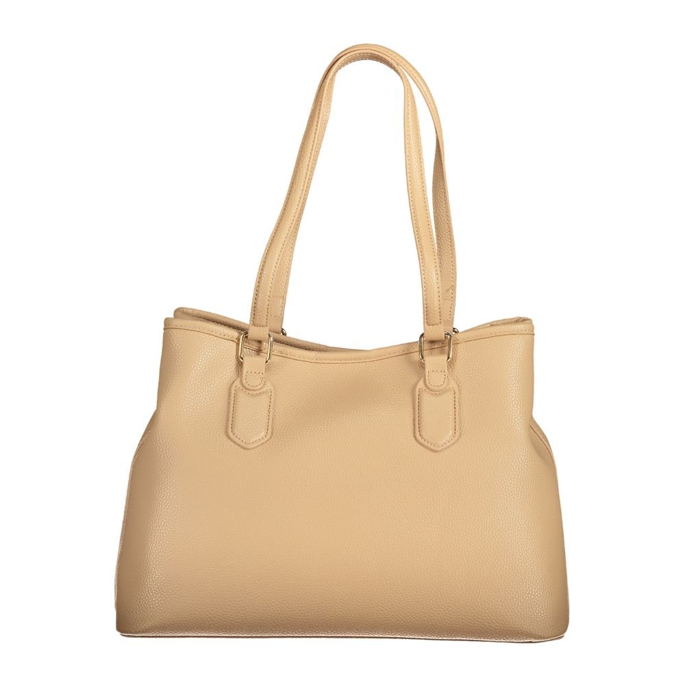 Beige Polyurethane Women's Bag - Image 2