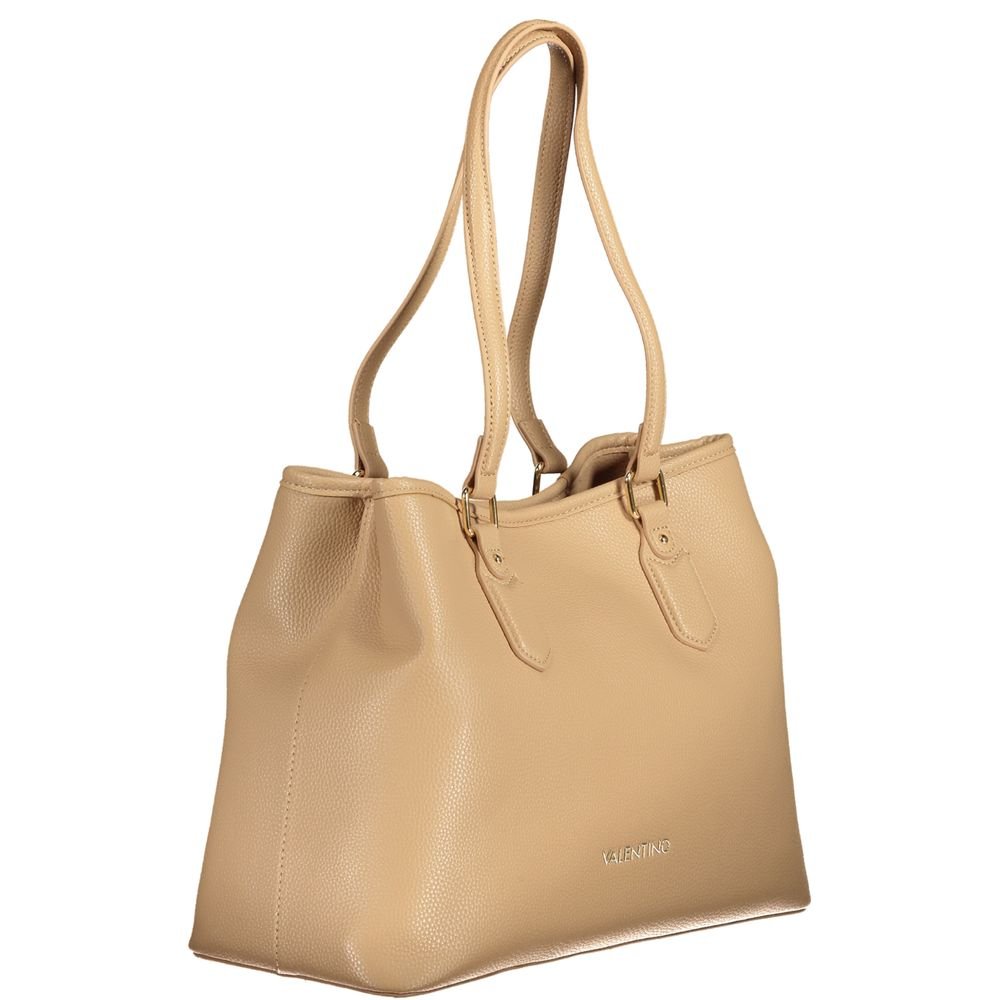 Beige Polyurethane Women's Bag - Image 3