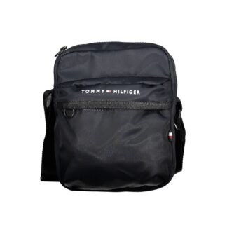 Blue Polyester Men's Shoulder Bag