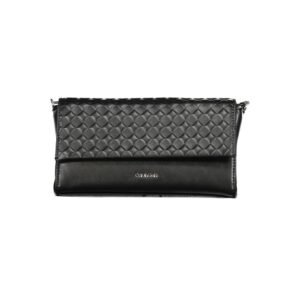 "Black Polyester Women Shoulder Bag"