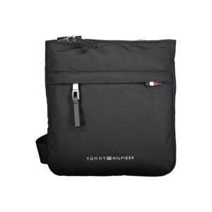 Black Polyurethane Women Shoulder Bag