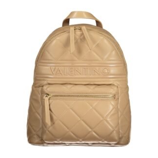 Beige Poliuretano Womens Backpack