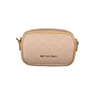 Beige Polyurethane Women's Bag