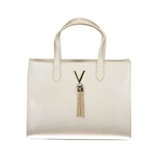 Gray Polyurethane Women's Bag