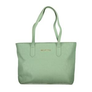 Green Polyurethane Women's Handbag