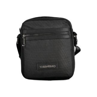 Black Fabric Men's Shoulder Bag