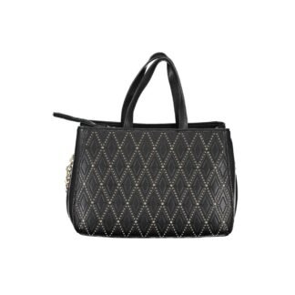 Nero Poliuretano Donna Bag with Adjustable and Removable Strap