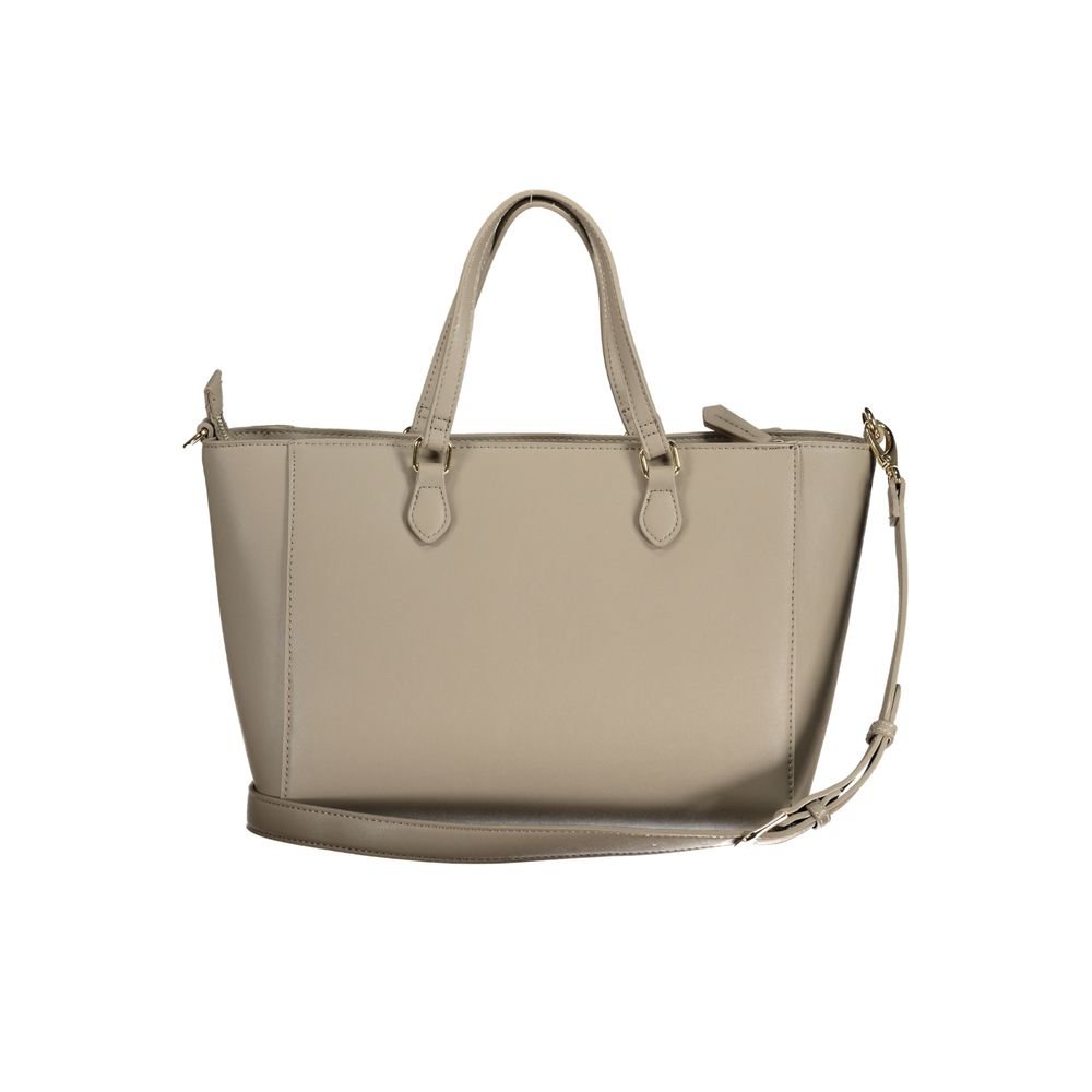 Beige Polyurethane Women's Bag - Image 2