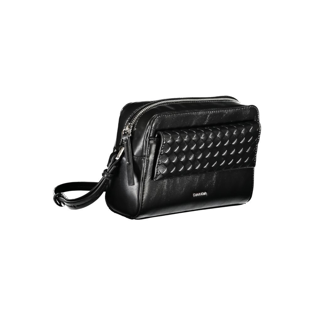 Black Polyester Women Shoulder Bag - Image 3