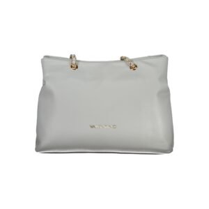 Gray Polyurethane Women Bag