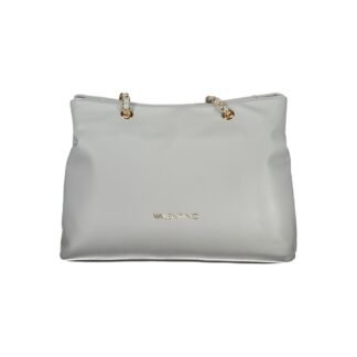 Gray Polyurethane Women Bag