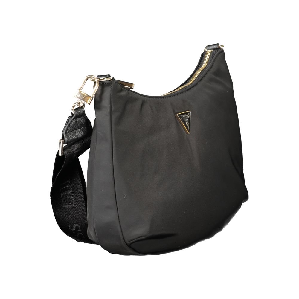 Black Polyester Women Handbag - Image 3