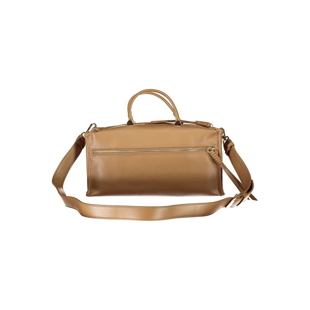 Beige Polyurethane Women's Bag - Image 2