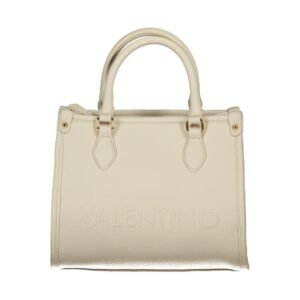 Beige Polyurethane Women's Bag