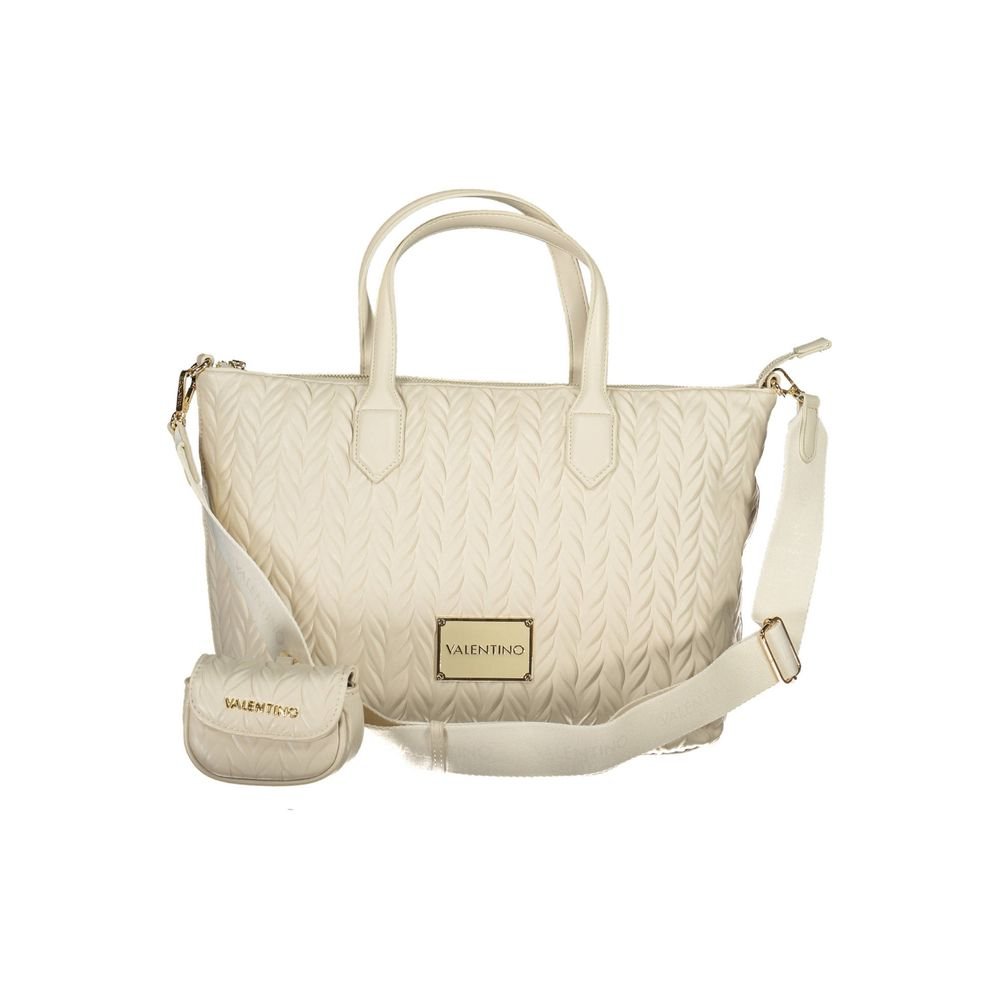 White Polyurethane Women's Bag - Image 3