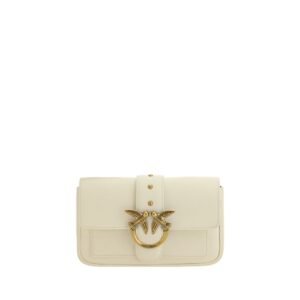 White Calf Leather Bos Taurus Shoulder Bag